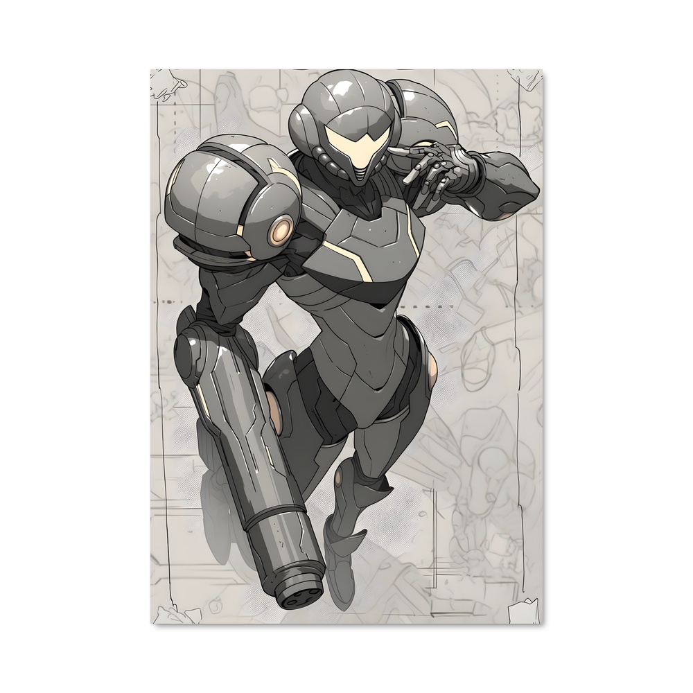 Poster Samus Aran: Armure de Combat